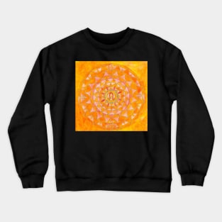 Leo horoscope free-hand mandala - Renate van Nijen Crewneck Sweatshirt